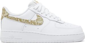 Кроссовки Nike Wmns Air Force 1 '07 Essential 'Barely Paisley', белый