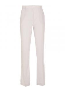 Брюки Patrizia Pepe с бляшкой-логотипом, серый