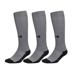 Competition Point резиновые противоскользящие носки футбольные носки Unisex Under Armour, серый (3 pack)