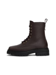 Ботильоны на шнуровке TOMMY HILFIGER, Dark brown