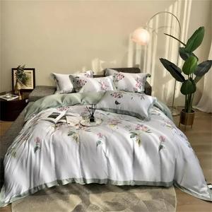 Fjnbbiot Комплект постельного белья Fjnbbiot охлаждающий шелковисто-мягкий дышащий Color 6