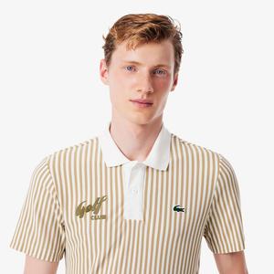 Поло Lacoste, бежевый