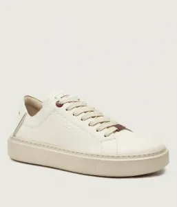 Лондонские деконструированные кожаные кроссовки Alexander Smith, экрю