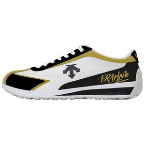 DESCENTE Cron Racer устойчивые к истиранию низкие кроссовки для скейтборда Unisex Black Yellow