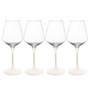 Набор бокалов Villeroy & Boch Manufacture Rock для белого вина, 120 мл, 4 шт, белый/прозрачный
