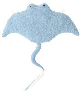 Подушка Crochetts Plüschtier Rochen, светло-голубой