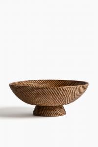 Чаша H&M Rattan On The Leg, 38 см, коричневый