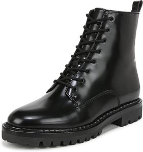 Женские ботильоны Vince Cabria с подошвой Lug, Black Leather