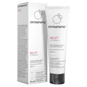 Oxygenetic Relift Vitamin A омолаживающая сыворотка для лица на день, 50 мл