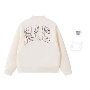 RickyisClown Бейсбольная куртка унисекс, Ecru