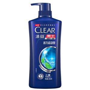 CLEAR Активный спортивный мятный шампунь для мужчин по уходу за кожей головы глубокое очищение лечение перхоти 500г/650г/750мл*2/205г