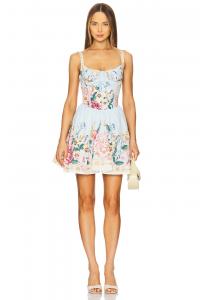 Весеннее платье цвета румян Agua Bendita, мультиколор