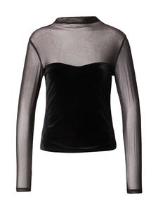 ABOUT YOU Лонгслив 'Levinia' в черном цвете