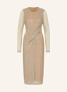Коктейльное платье с блестящей пряжей Riani, золотой
