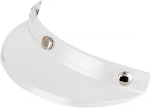 Солнцезащитный козырек для мотоциклетного шлема | Тройной козырек в винтажном стиле | Простая установка на мотокроссовые и полувизорные шлемы | Защитный аксессуар для шлема, durchsichtig