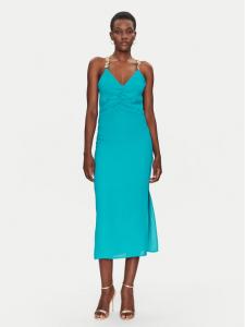 Летнее платье стандартный крой P25CPAB05601 Simona Corsellini, бирюзовый