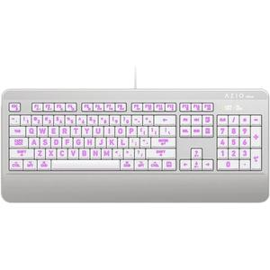 Антимикробная проводная клавиатура AZIO KB540 (Mac, белая)