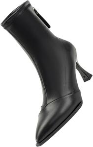 Ботинки на боковой молнии для женщин, ботильоны, короткие ботинки, отдельная пара обуви для дам, повседневная обувь для женщин, каштановые короткие ботинки Generic, Black