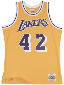 Топ NBA LA Lakers 84-85 James Worthy Swingman Mitchell & Ness, желтый