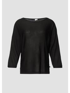 Вязаный свитер в цвете 9999_черный QS