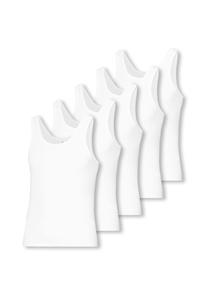 Майка/майка, упаковка из 5 шт, тонкая резинка ESGE, белый