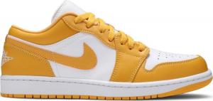 Кроссовки Air Jordan 1 Low Pollen, желтый