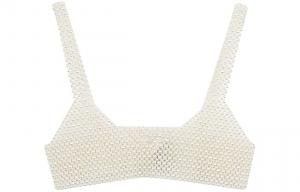 Майка женская белая Golden Goose