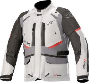 Куртка Alpinestars Andes V3 Drystar мотоциклетная текстильная, бело-черно-серая