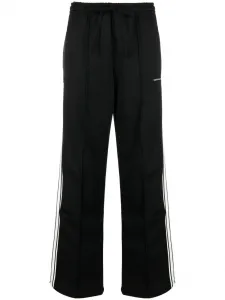 Спортивные брюки с кулиской и вышитым логотипом P.A.R.O.S.H., черный