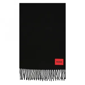 Шарф HUGO Juster 10260528, черный