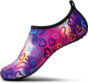 Водные туфли SEEKWAY для женщин и мужчин, взрослые, быстросохнущие акваноски, босоножки с противоскользящей подошвой для пляжа, плавания, реки, бассейна, озера, серфинга, черные SK002(U)