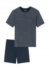 Comfort Essentials Shorty, накладной нагрудный карман, для мужчин SCHIESSER, цвет 804 Nachtblau