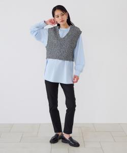 Жилет + блузка