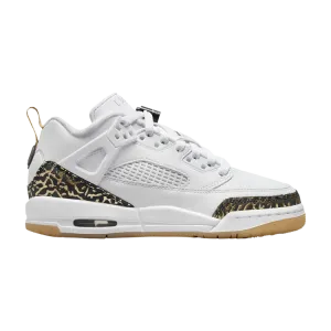 Кроссовки Jordan Spizike Low GS, цвет White Black Metallic Gold
