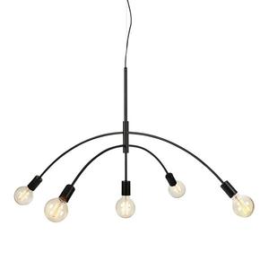 Подвесной светильник Markslöjd Crux, железо - черный - 5-световой