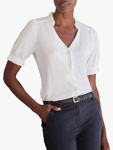 Джерси блузка Pure Collection, White