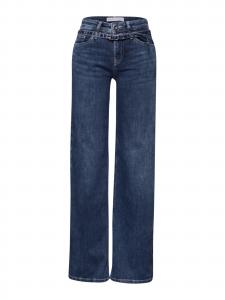 STREET ONE Широкие джинсы 'Emee' в темно-синем цвете