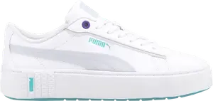 Кроссовки Puma Wmns Smash Platform v2 Candy - White Arctic Ice, белый