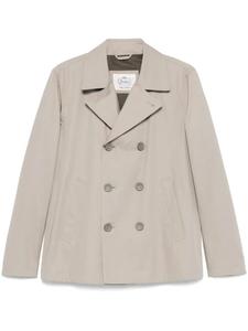 Herno двубортный пиджак, зеленый