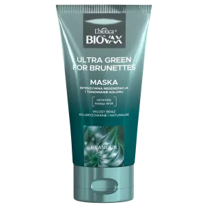 Маска для каштановых волос Biovax Glamour Ultra Green For Brunettes, 150 мл