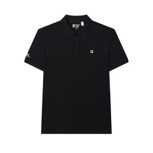 FILA Поло мужское угольно-черное Jet Black