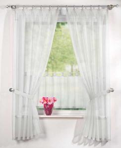 5 кусков Комплект штор однотонный прозрачный бордового цвета. Astek