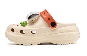 Клоги Женские C°BANNER, Бежево-Жёлтый (Собака Без Надписей)