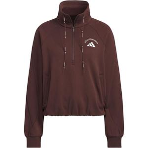 Adidas Свитшот женский коричневый