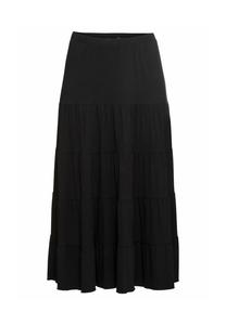 Пляжная юбка длины макси с многоярусными воланами sheego, черный