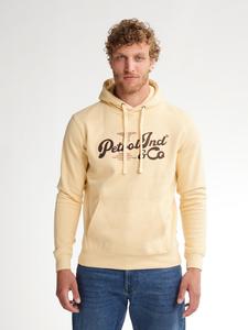 Толстовка с капюшоном и принтом Kennewick желтого цвета Petrol Industries