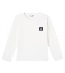 Хлопковая рубашка Компас Stone Island Junior, Natural