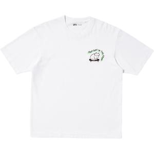 Футболка унисекс Long Field Collaboration FW25 из коллаборации с ZHANGCHANGXIONG,LIANMINGKUAN Uniqlo, белый