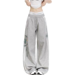 Повседневные брюки Unisex Moderate Straight Fit NEVER RULE, серый