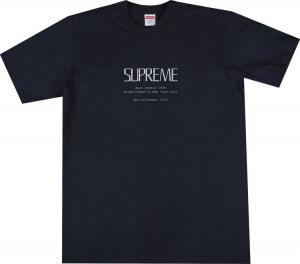Футболка Supreme Anno Domini Tee 'Navy', синий